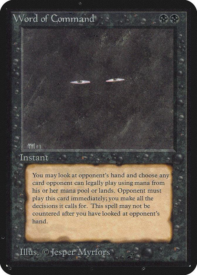 Word of Command [Alpha Edition] - Trinity Hobby
