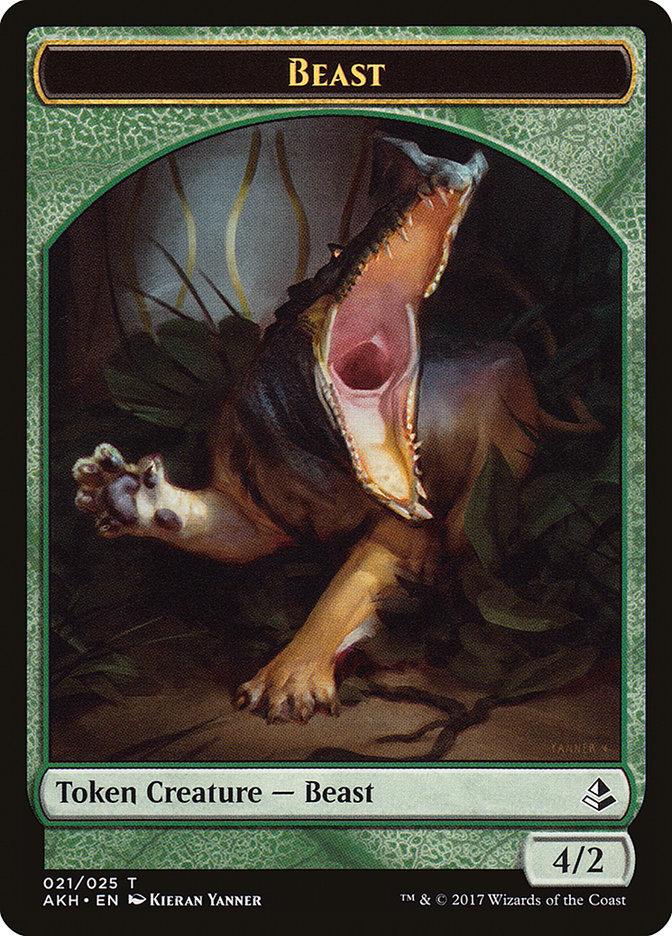 Beast Token [Amonkhet Tokens] - Trinity Hobby