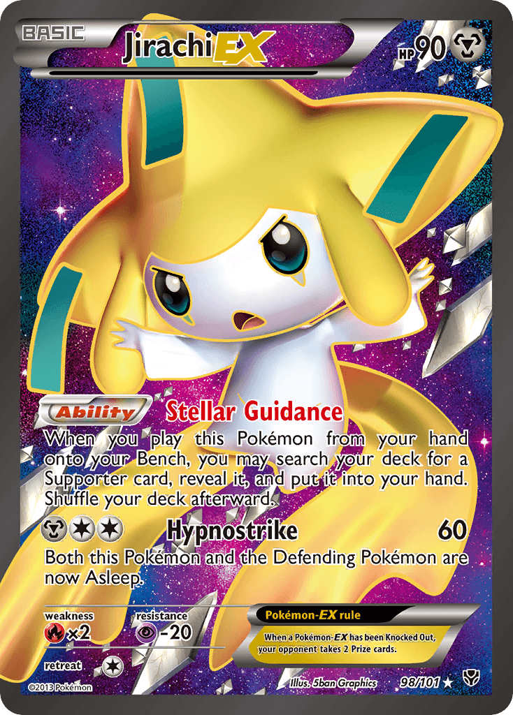 Jirachi EX (98/101) [Black & White: Plasma Blast] - Trinity Hobby