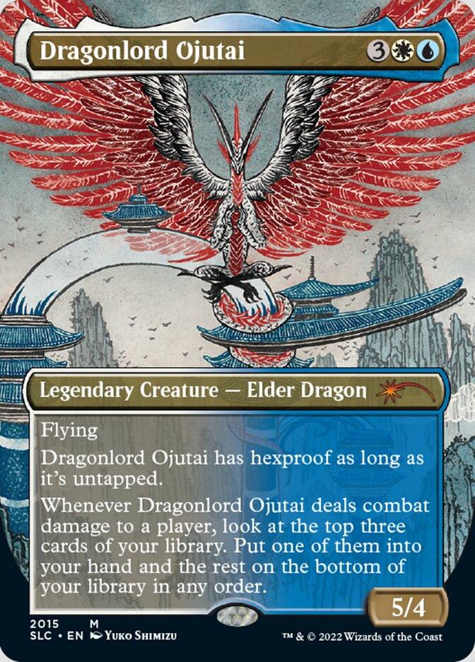 Dragonlord Ojutai (Borderless) [Secret Lair 30th Anniversary Countdown Kit] - Trinity Hobby