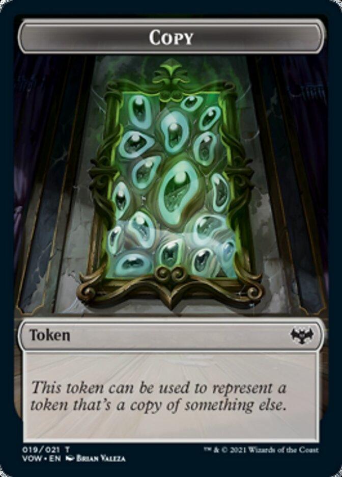 Copy // Boar Double-Sided Token [Innistrad: Crimson Vow Tokens] - Trinity Hobby