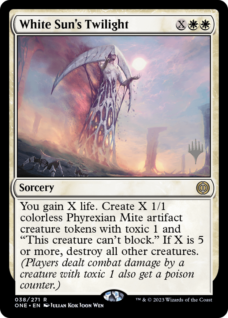 White Sun's Twilight (Promo Pack) [Phyrexia: All Will Be One Promos] - Trinity Hobby