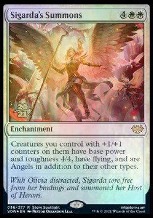 Sigarda's Summons [Innistrad: Crimson Vow Prerelease Promos] - Trinity Hobby