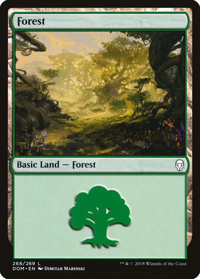 Forest (268) [Dominaria] - Trinity Hobby