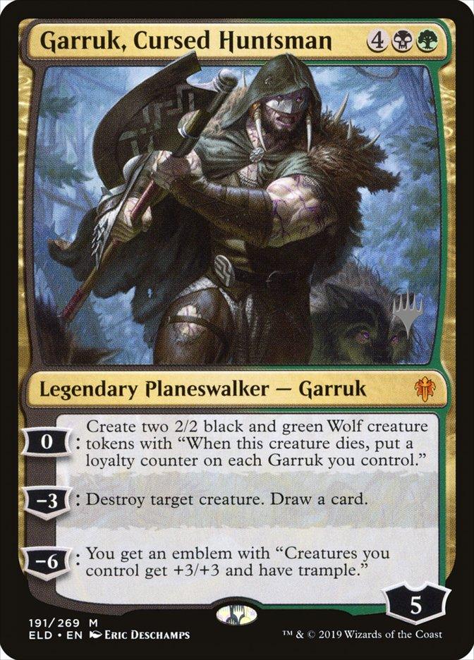 Garruk, Cursed Huntsman (Promo Pack) [Throne of Eldraine Promos] - Trinity Hobby