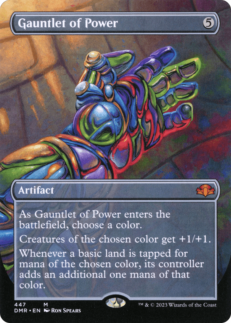Gauntlet of Power (Borderless Alternate Art) [Dominaria Remastered] - Trinity Hobby