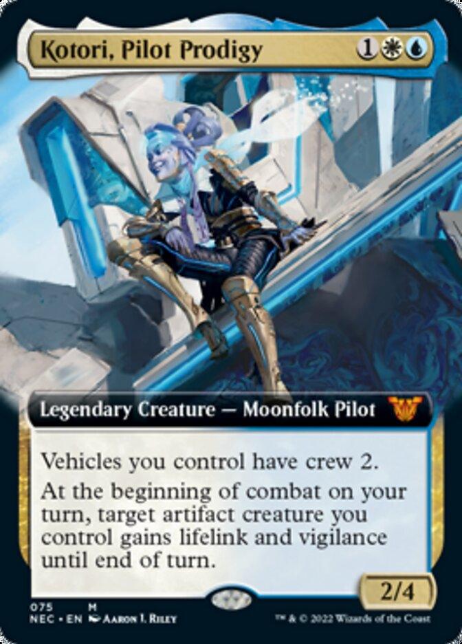 Kotori, Pilot Prodigy (Extended Art) [Kamigawa: Neon Dynasty Commander] - Trinity Hobby