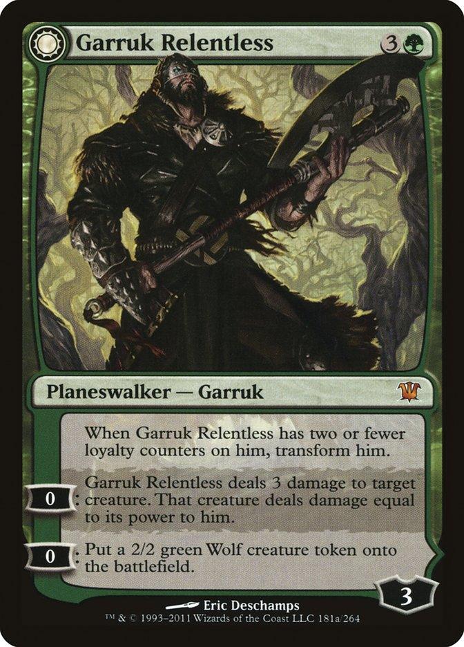 Garruk Relentless // Garruk, the Veil-Cursed [Innistrad] - Trinity Hobby