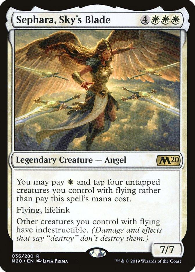 Sephara, Sky's Blade [Core Set 2020] - Trinity Hobby