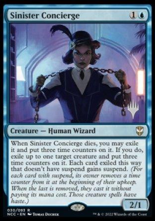 Sinister Concierge (Promo Pack) [Streets of New Capenna Commander Promos] - Trinity Hobby