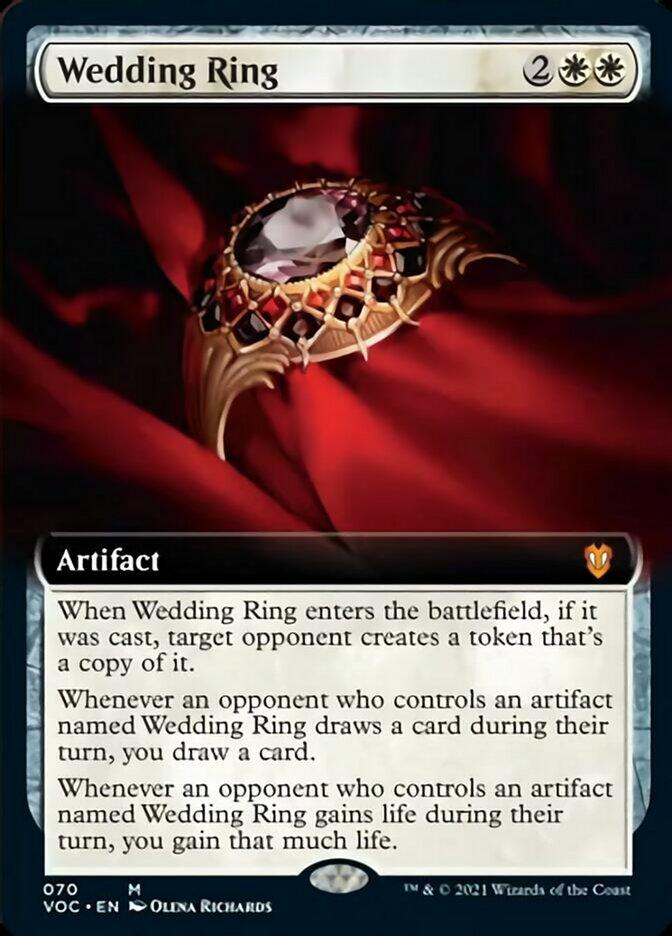 Wedding Ring (Extended Art) [Innistrad: Crimson Vow Commander] - Trinity Hobby
