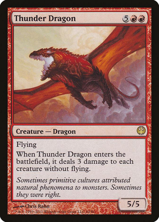 Thunder Dragon [Duel Decks: Knights vs. Dragons] - Trinity Hobby