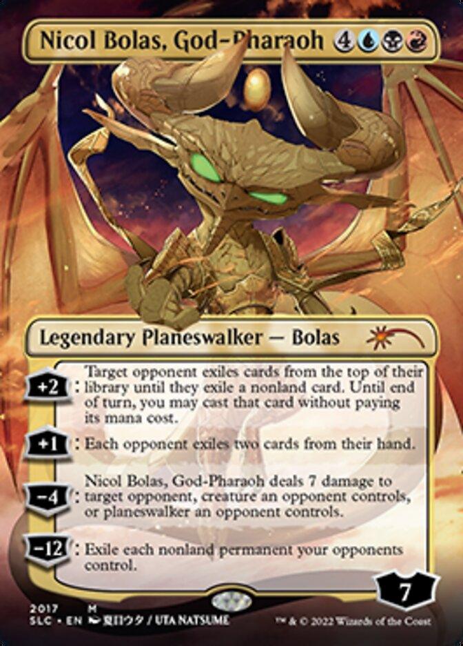 Nicol Bolas, God-Pharaoh (Borderless) [Secret Lair 30th Anniversary Countdown Kit] - Trinity Hobby