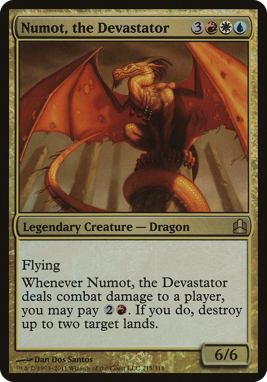 Numot, the Devastator (Oversized) [Commander 2011 Oversized] - Trinity Hobby