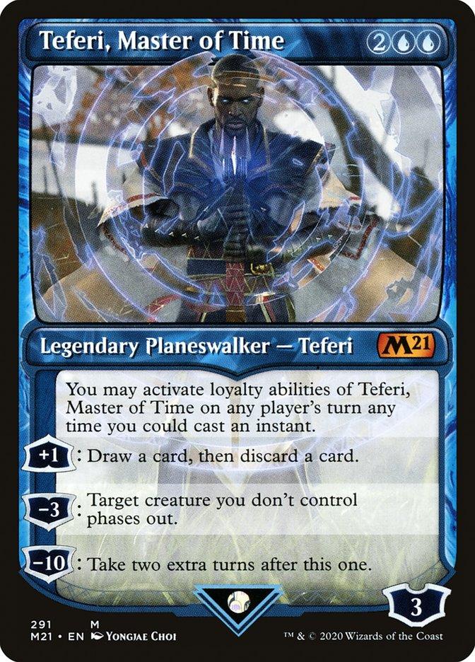 Teferi, Master of Time (Showcase) (291) [Core Set 2021] - Trinity Hobby