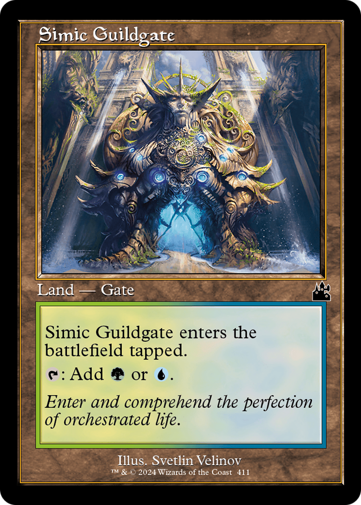 Simic Guildgate (Retro Frame) [Ravnica Remastered] - Trinity Hobby