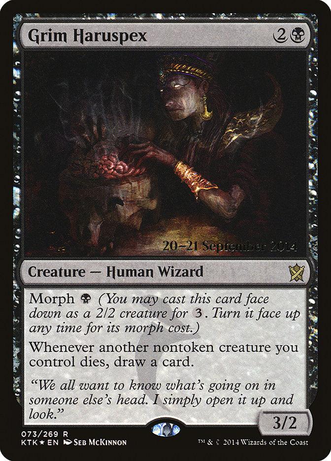Grim Haruspex [Khans of Tarkir Prerelease Promos] - Trinity Hobby