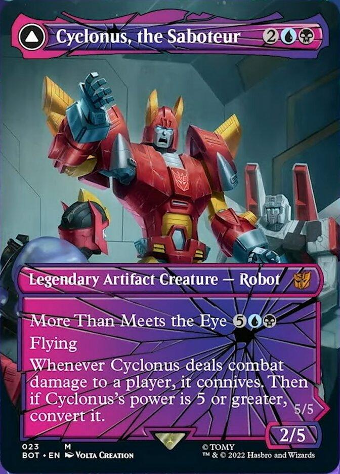 Cyclonus, the Saboteur // Cyclonus, Cybertronian Fighter (Shattered Glass) [Transformers] - Trinity Hobby