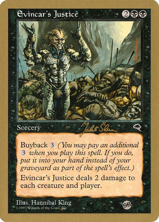Evincar's Justice (Jakub Slemr) (SB) [World Championship Decks 1999] - Trinity Hobby