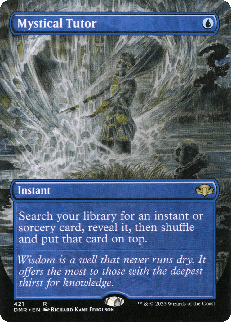 Mystical Tutor (Borderless Alternate Art) [Dominaria Remastered] - Trinity Hobby