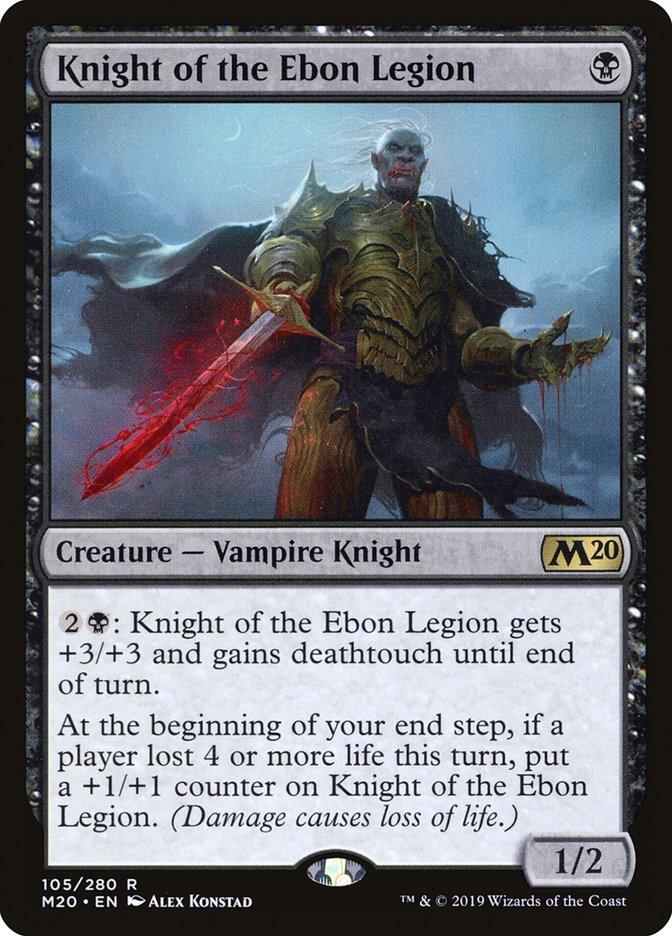 Knight of the Ebon Legion [Core Set 2020] - Trinity Hobby