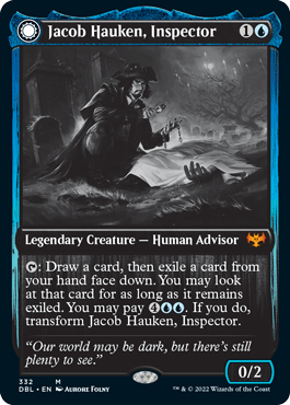 Jacob Hauken, Inspector // Hauken's Insight [Innistrad: Double Feature] - Trinity Hobby