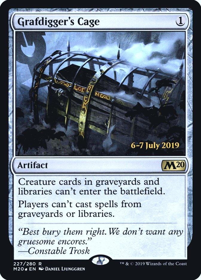 Grafdigger's Cage [Core Set 2020 Prerelease Promos] - Trinity Hobby