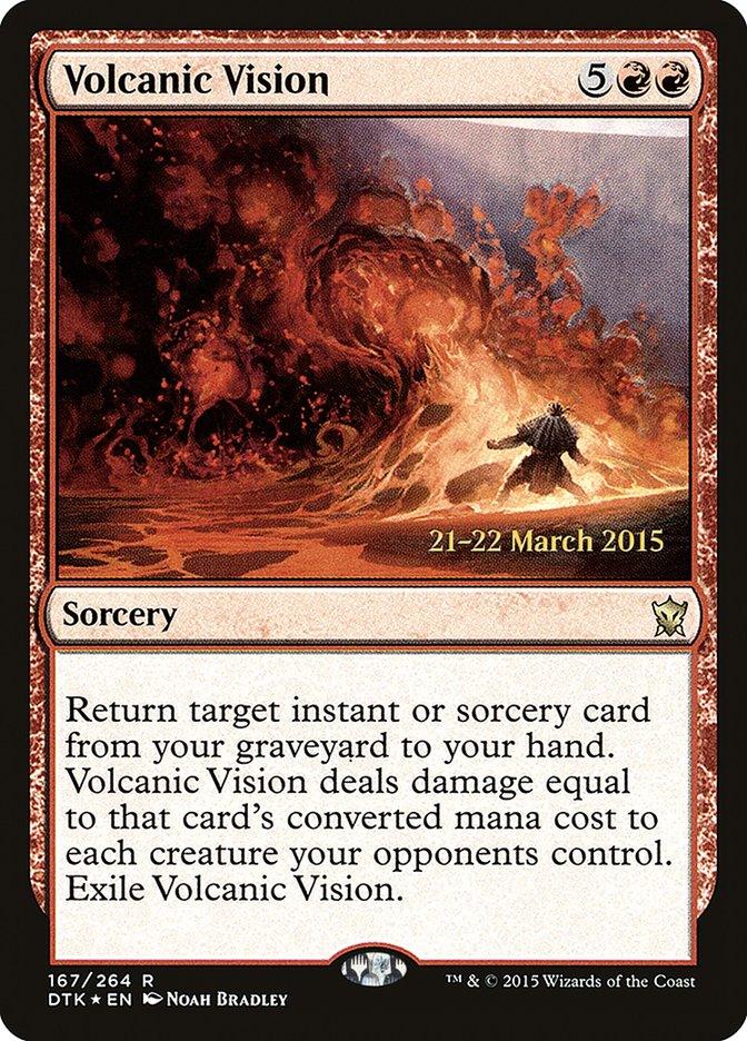 Volcanic Vision [Dragons of Tarkir Prerelease Promos] - Trinity Hobby
