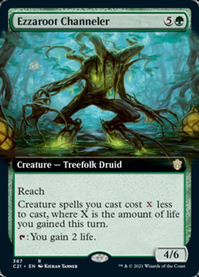 Ezzaroot Channeler (Extended Art) [Commander 2021] - Trinity Hobby