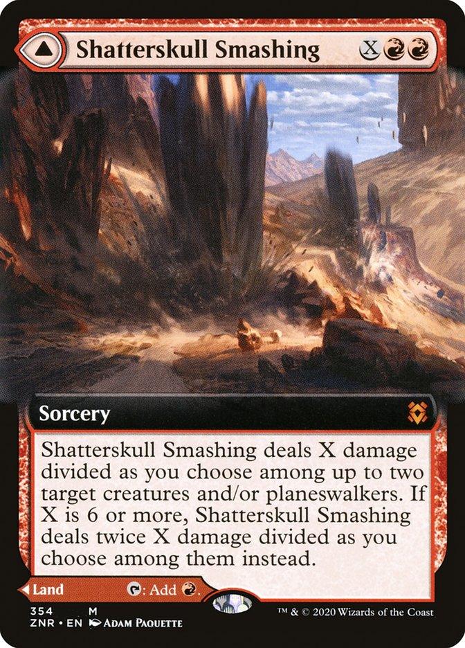 Shatterskull Smashing // Shatterskull, the Hammer Pass (Extended Art) [Zendikar Rising] - Trinity Hobby