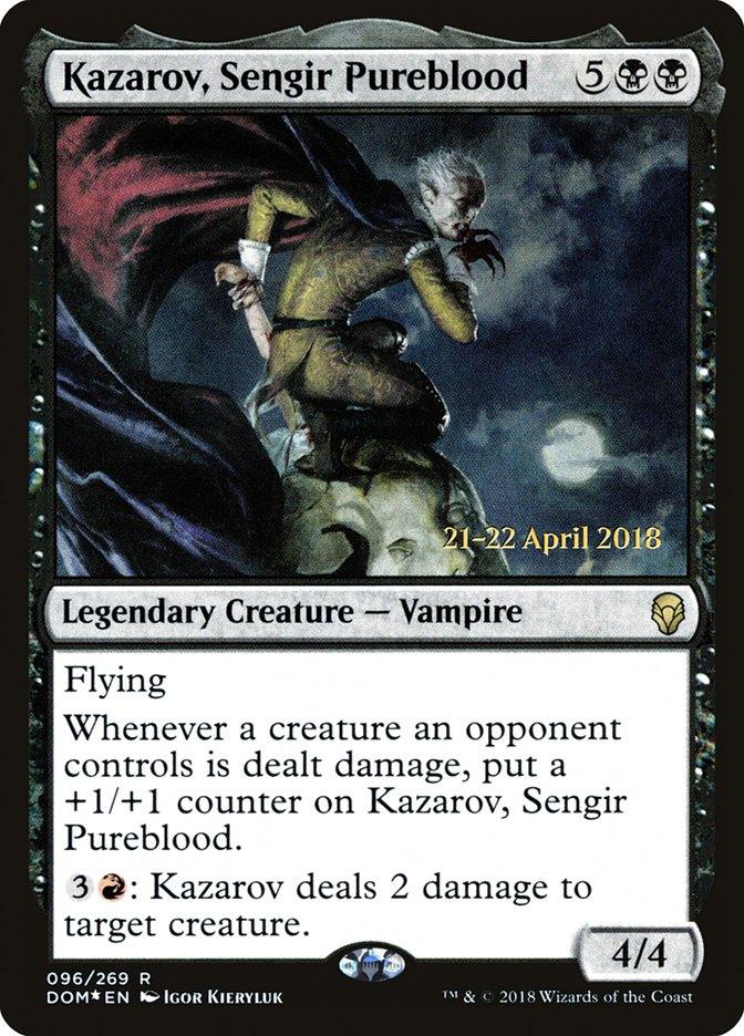 Kazarov, Sengir Pureblood [Dominaria Prerelease Promos] - Trinity Hobby