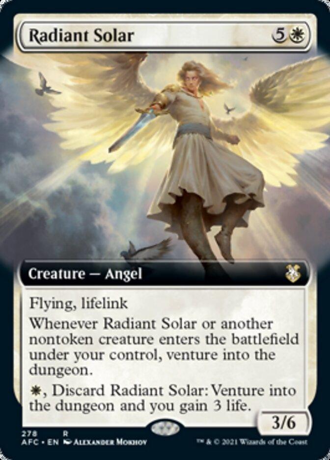 Radiant Solar (Extended Art) [Dungeons & Dragons: Adventures in the Forgotten Realms Commander] - Trinity Hobby