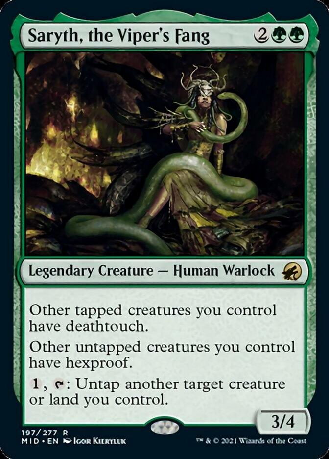 Saryth, the Viper's Fang [Innistrad: Midnight Hunt] - Trinity Hobby