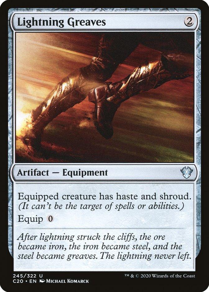 Lightning Greaves [Commander 2020] - Trinity Hobby