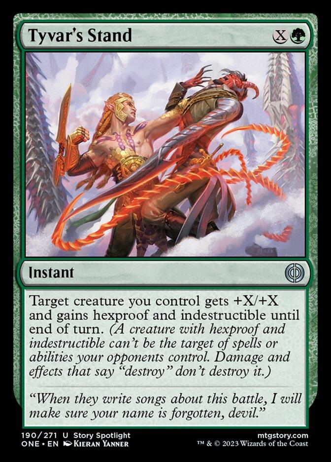 Tyvar's Stand [Phyrexia: All Will Be One] - Trinity Hobby