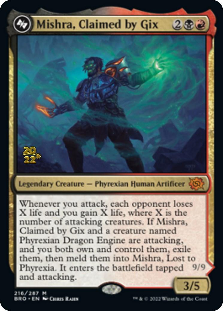 Mishra, Claimed by Gix [The Brothers' War Prerelease Promos] - Trinity Hobby