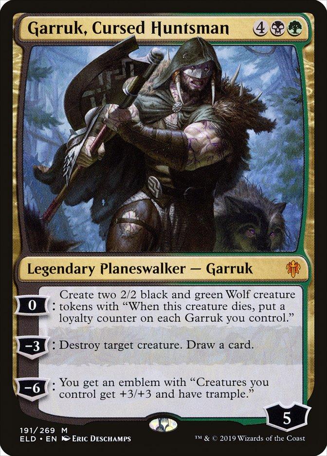 Garruk, Cursed Huntsman [Throne of Eldraine] - Trinity Hobby