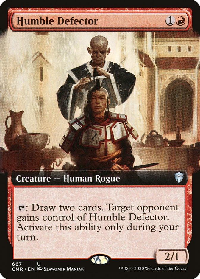 Humble Defector (Extended Art) [Commander Legends] - Trinity Hobby