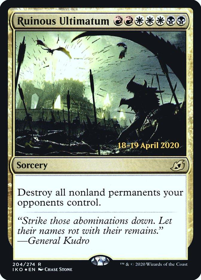 Ruinous Ultimatum [Ikoria: Lair of Behemoths Prerelease Promos] - Trinity Hobby