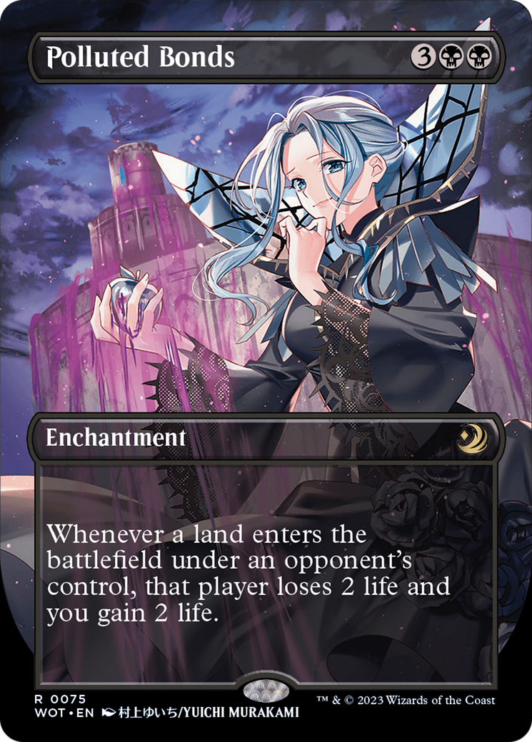 Polluted Bonds (Anime Borderless) [Wilds of Eldraine: Enchanting Tales] - Trinity Hobby
