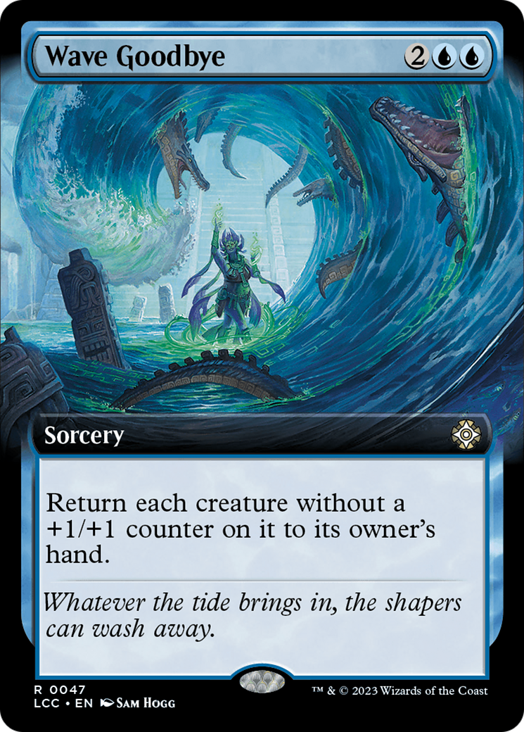 Wave Goodbye (Extended Art) [The Lost Caverns of Ixalan Commander] - Trinity Hobby