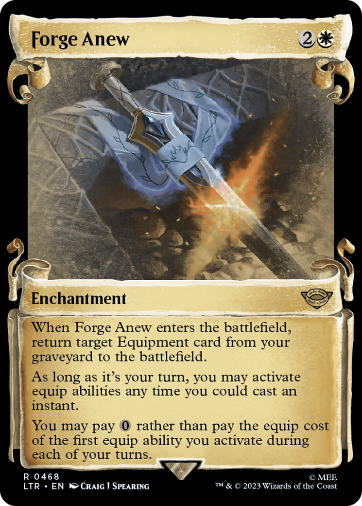 Forge Anew [The Lord of the Rings: Tales of Middle-Earth Showcase Scrolls] - Trinity Hobby