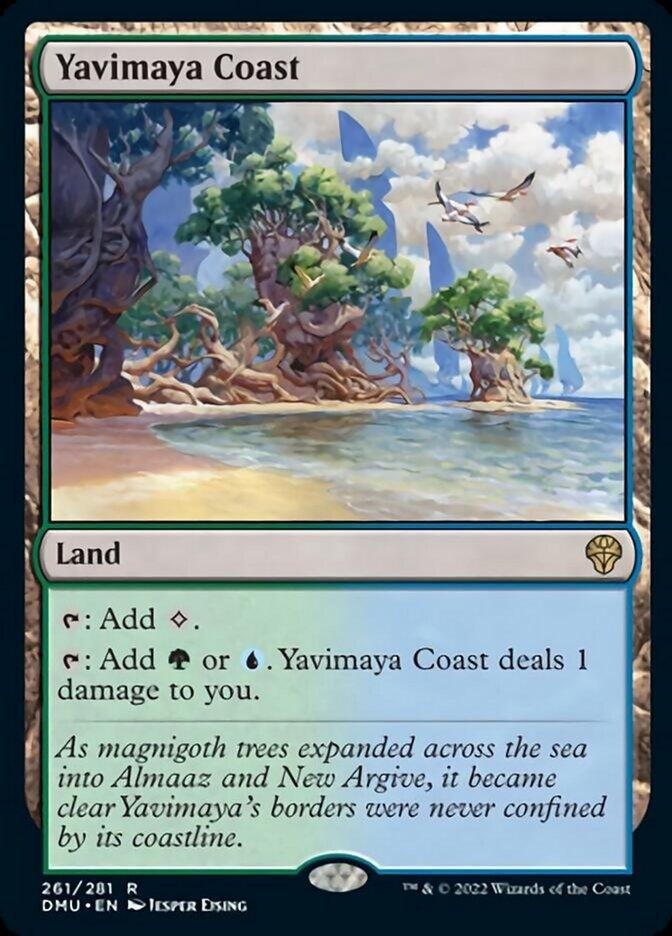 Yavimaya Coast [Dominaria United] - Trinity Hobby