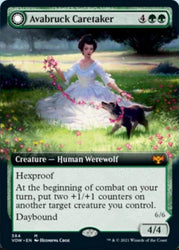 Avabruck Caretaker // Hollowhenge Huntmaster (Extended Art) [Innistrad: Crimson Vow] - Trinity Hobby