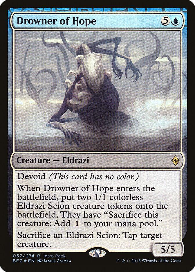 Drowner of Hope (Intro Pack) [Battle for Zendikar Promos] - Trinity Hobby