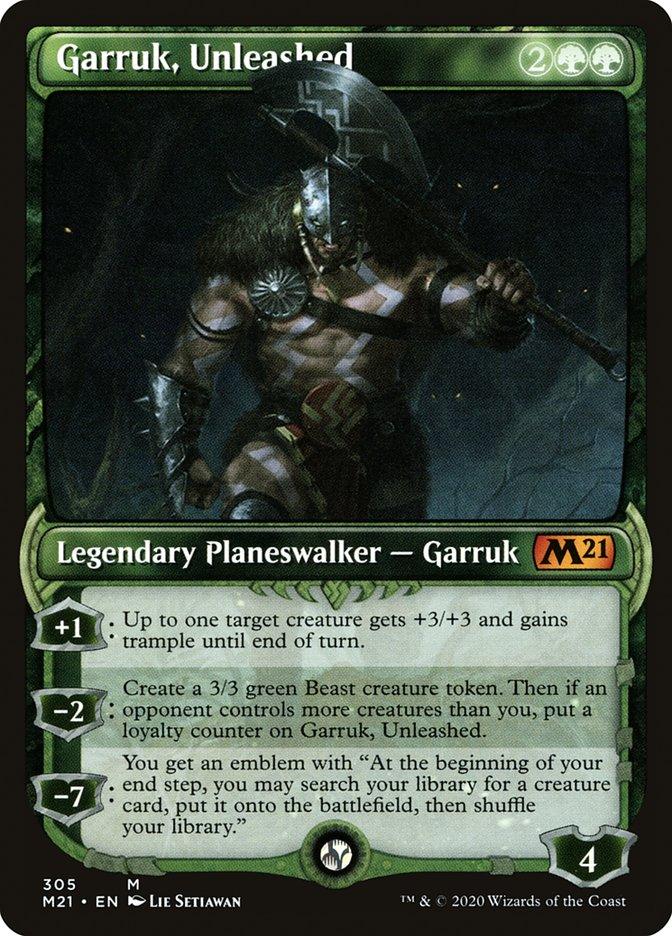 Garruk, Unleashed (Showcase) [Core Set 2021] - Trinity Hobby