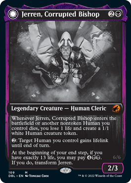 Jerren, Corrupted Bishop // Ormendahl, the Corrupted [Innistrad: Double Feature] - Trinity Hobby