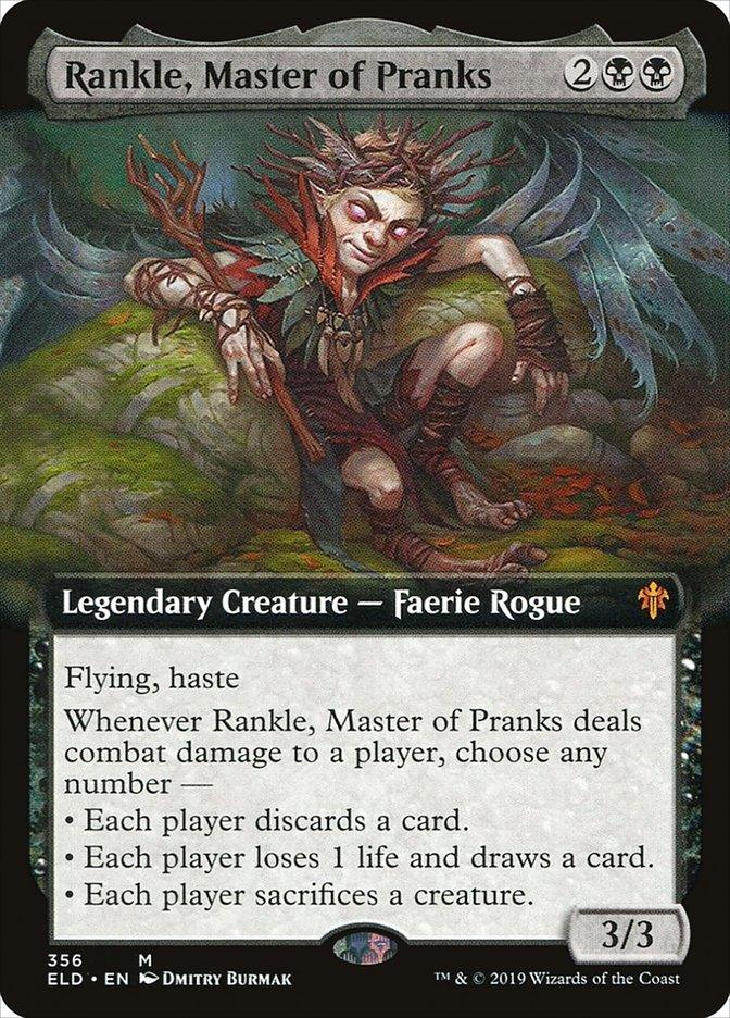 Rankle, Master of Pranks (Extended Art) [Throne of Eldraine] - Trinity Hobby