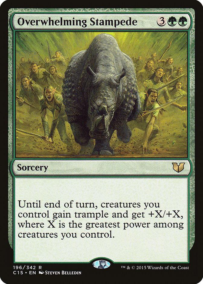 Overwhelming Stampede [Commander 2015] - Trinity Hobby