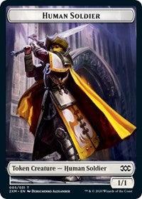 Human Soldier // Servo Double-Sided Token [Double Masters Tokens] - Trinity Hobby